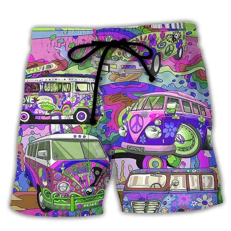 Men's - Trendy Swim Shorts - Lightweight and Quick Drying - Perfect for Summer