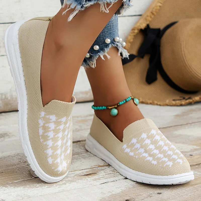 Women's - Lightweight Slip-On Shoes - Comfortable & Breathable Design for Everyday Wear - Ideal for Casual Outings