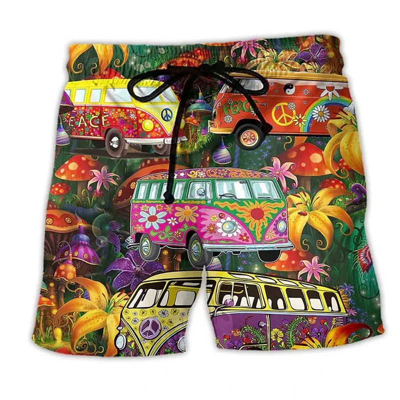 Men's - Trendy Swim Shorts - Lightweight and Quick Drying - Perfect for Summer
