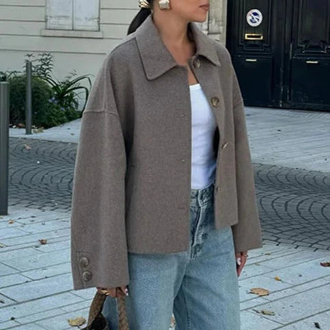 Women's - Stylish Jacket - Wool Blend