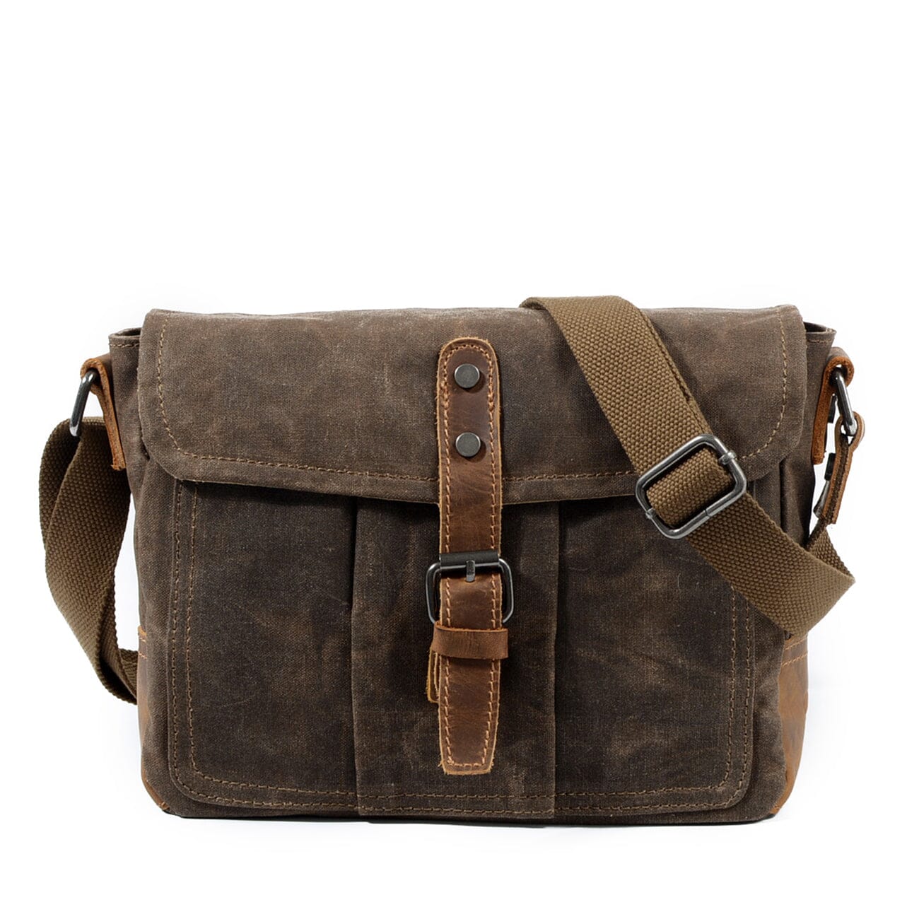 Unisex - Small Canvas Messenger Bag - Stylish & Versatile