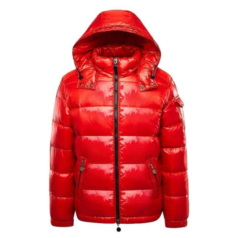 Men's - Puffer Jacket – Hooded, Warm Design – Winter Outerwear