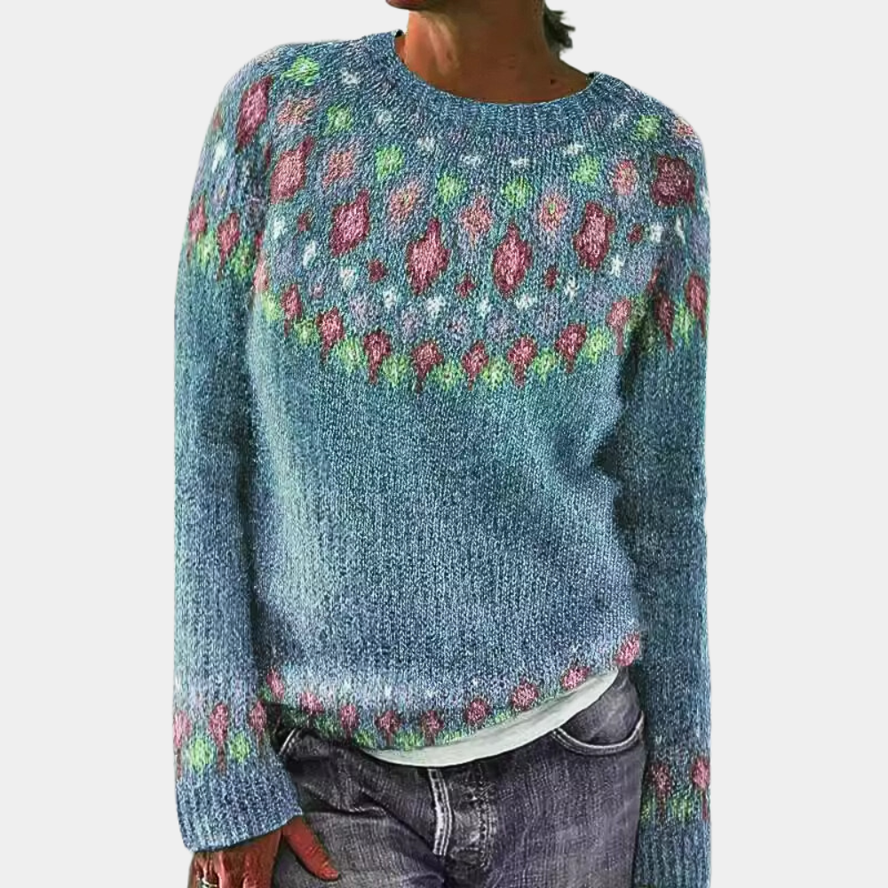 Women's - Cosy Knitted Jumper - Warm & Stylish