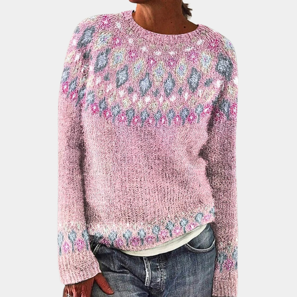 Women's - Cosy Knitted Jumper - Warm & Stylish