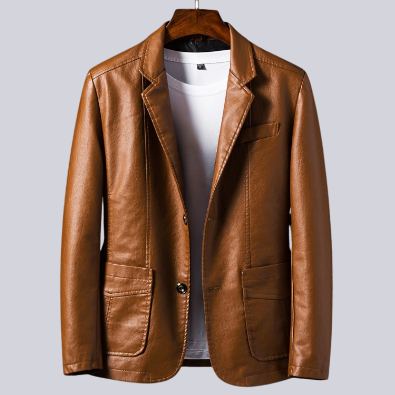 Men's - Leather Jacket - Stylish & Durable - Perfect for Night Out