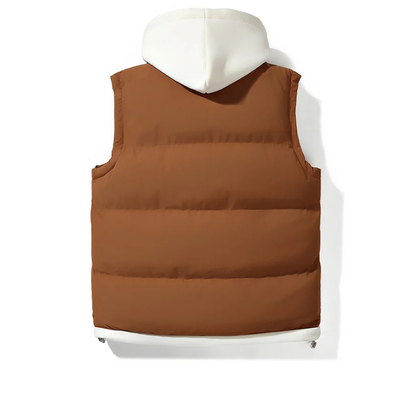 Men's - Soft Shell Hooded Puffer Gilet - Lightweight & Stylish Outerwear