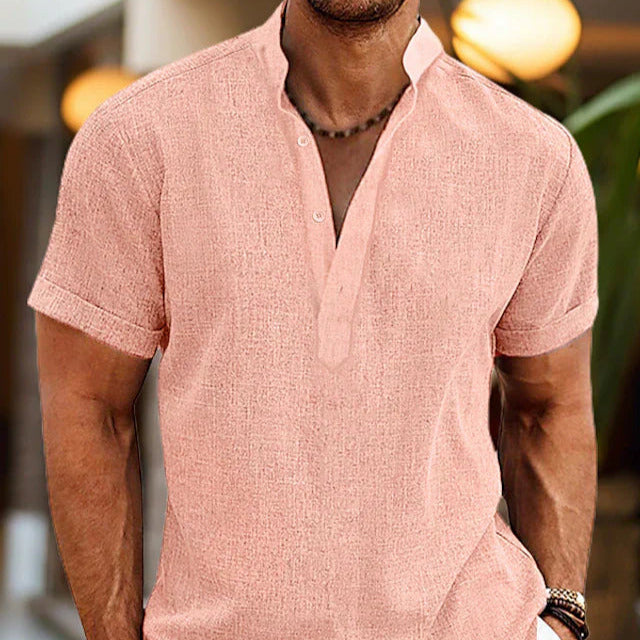 Men's - Short Sleeve Shirt - Classic & Stylish