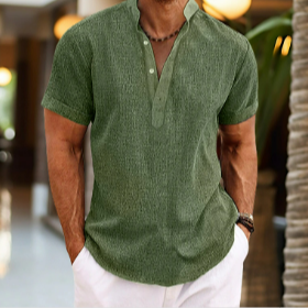 Men's - Short Sleeve Shirt - Classic & Stylish