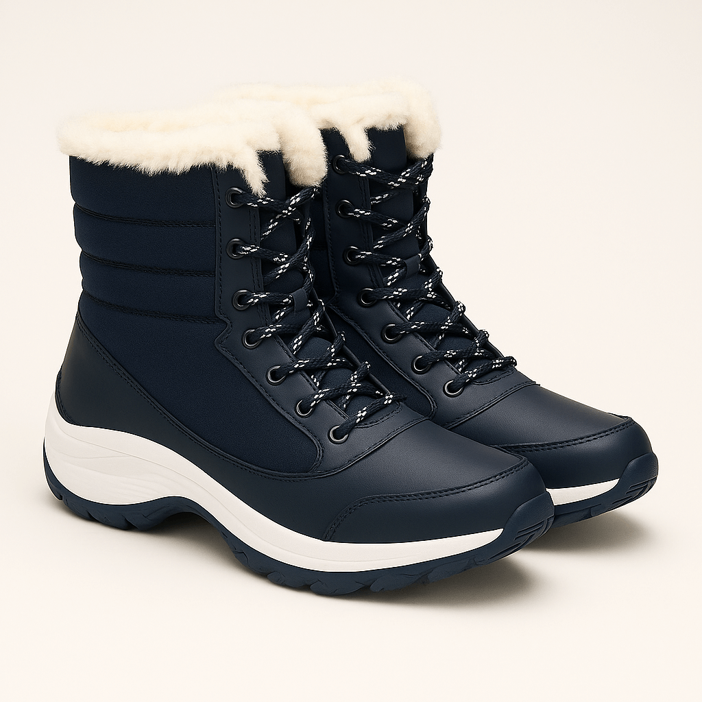 Women's - Casual Platform Snow Boots - Warm & Stylish