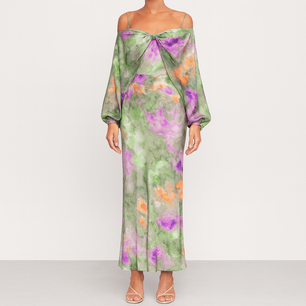 Women's - Floral Maxi Dress - Summer Style