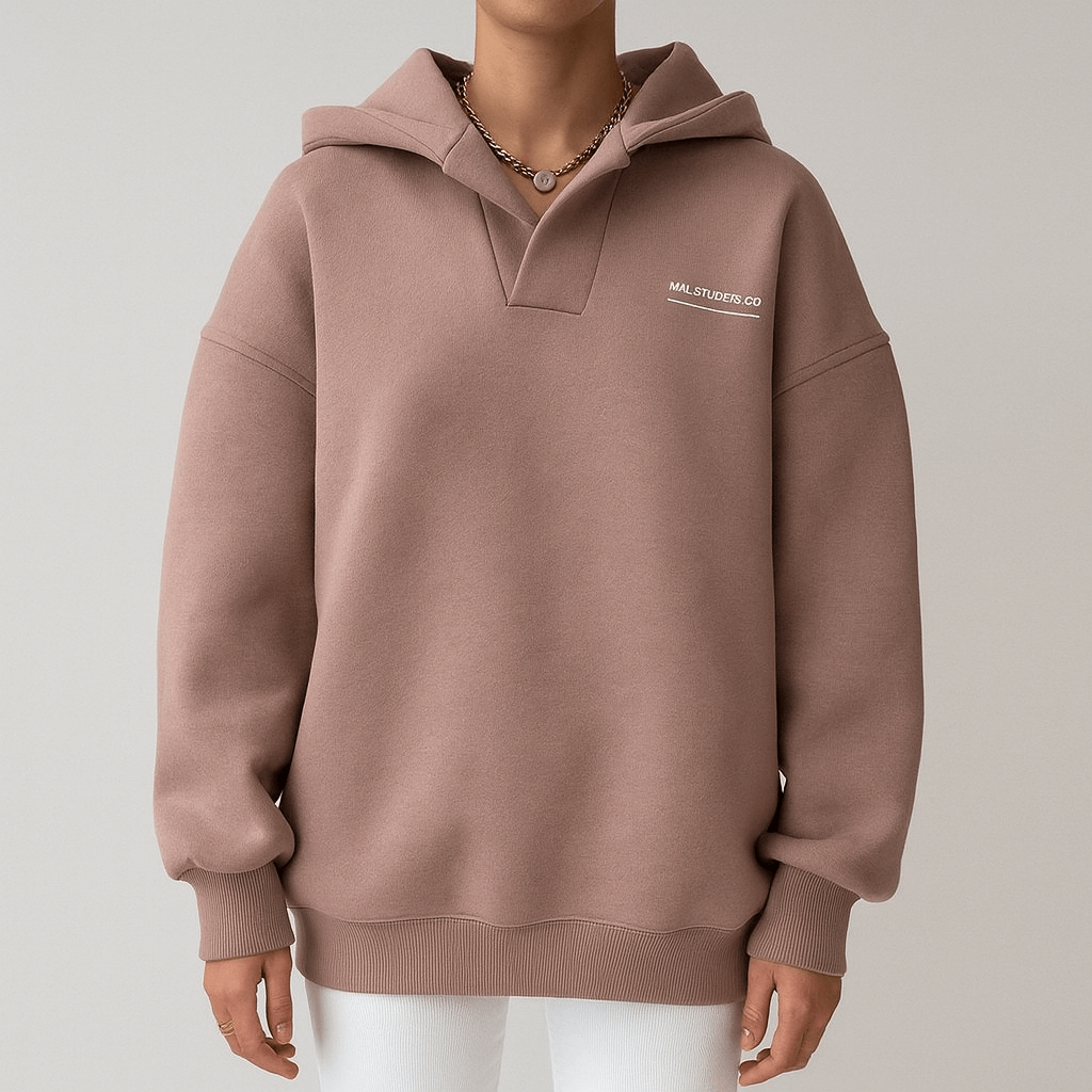 Women's - Oversized Hoodie - Drop Shoulder Style