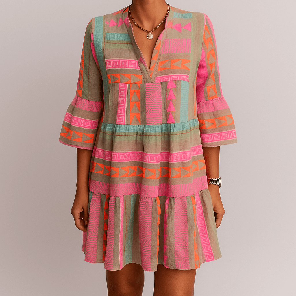 Women's - Summer Dress - Breathable Cotton Hemp