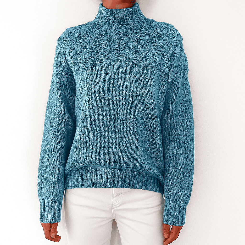 Women's - Cashmere Knit Sweater - Cosy Style for Effortless Elegance