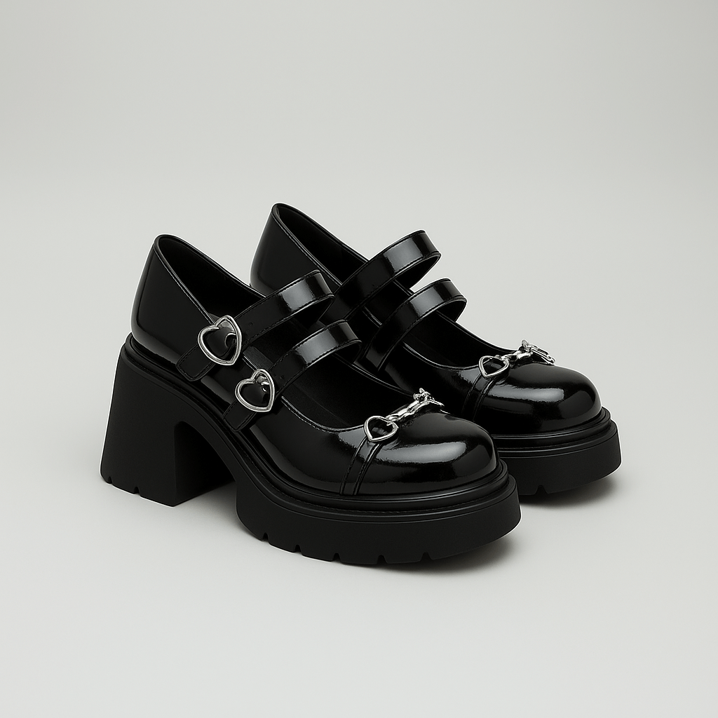Women's - Chunky Heels - Stylish and Comfortable - Trendy Footwear for Every Occasion