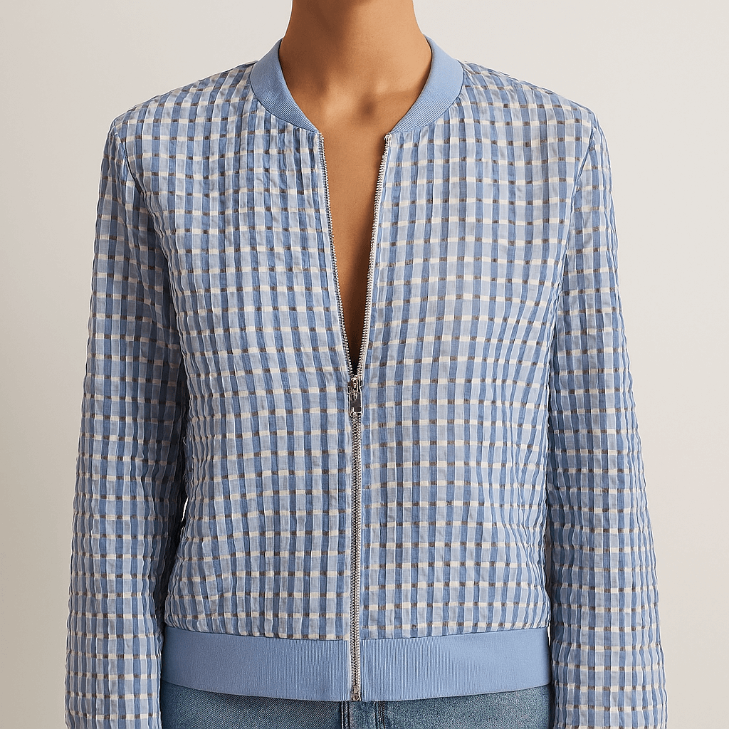 Women's - Long-Sleeved Transition Jacket - Full-Length Zip - Versatile Style