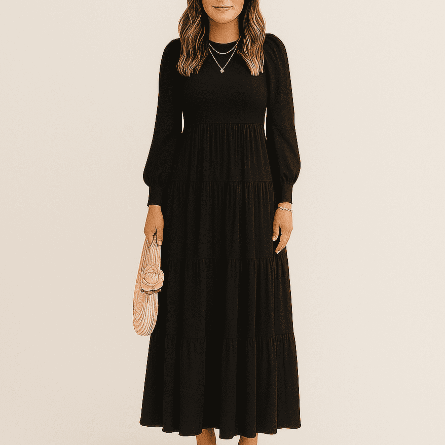 Women's - Trendy Dress - Comfortable Fabric - Stylish Everyday Wear for Any Occasion - Perfect for Every Wardrobe
