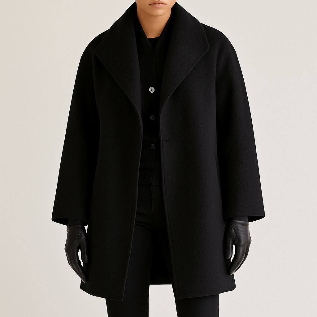 Women's - Winter Coat - Elegant Tailored Design - Chic Outerwear for Autumn and Winter