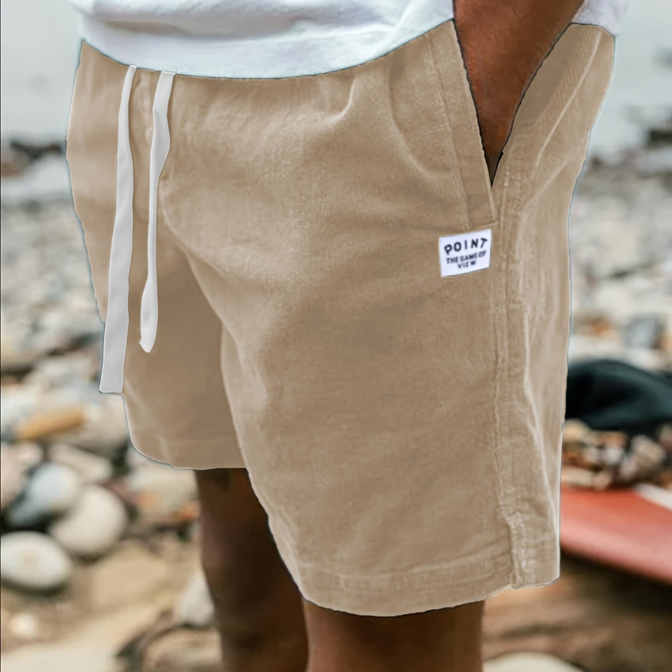 Men's - Corduroy Shorts - Stylish & Comfortable Summer Essential