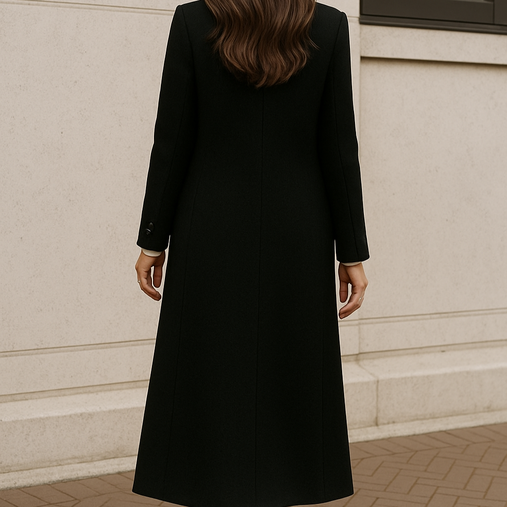 Women’s - Longline Coat - Tailored Winter Elegance