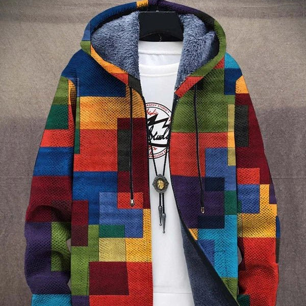 Women's - Art Print Cardigan - Soft Luxurious Material - Stylish Layering Essential for Every Wardrobe