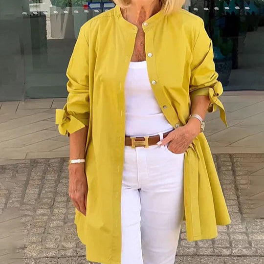 Women's - Stylish Shirt Jacket - Versatile & Trendy Layering Piece - Comfortable for Every Occasion - Fashion Essential