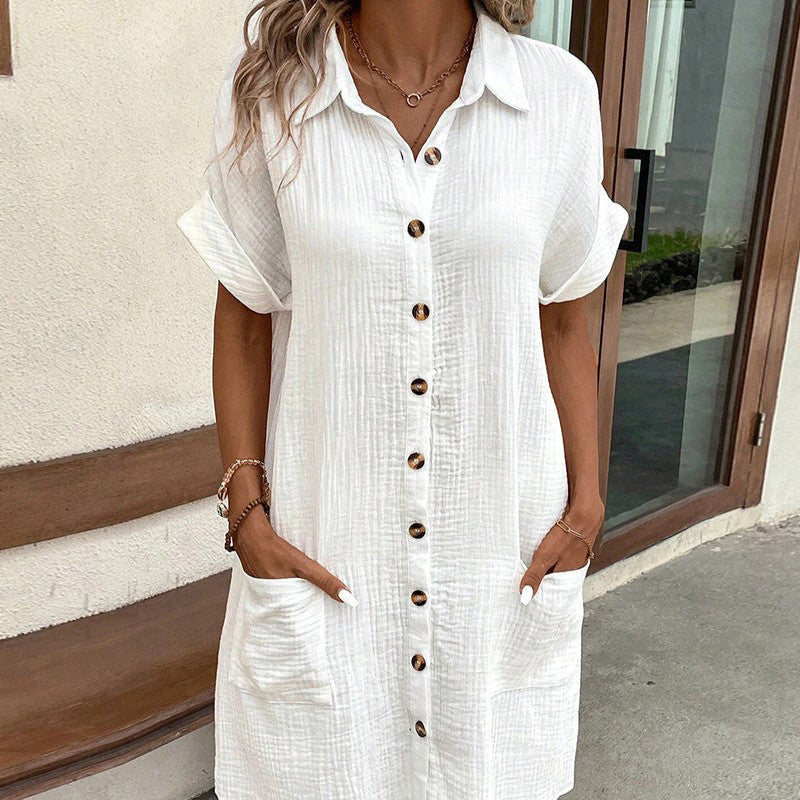Women's - Comfortable Everyday Dress - Soft Fabric