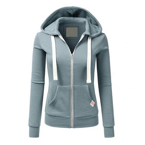 Women's - Cosy Zip-Up Hoodie - Soft and Stylish