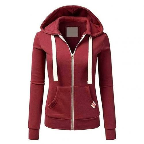 Women's - Cosy Zip-Up Hoodie - Soft and Stylish