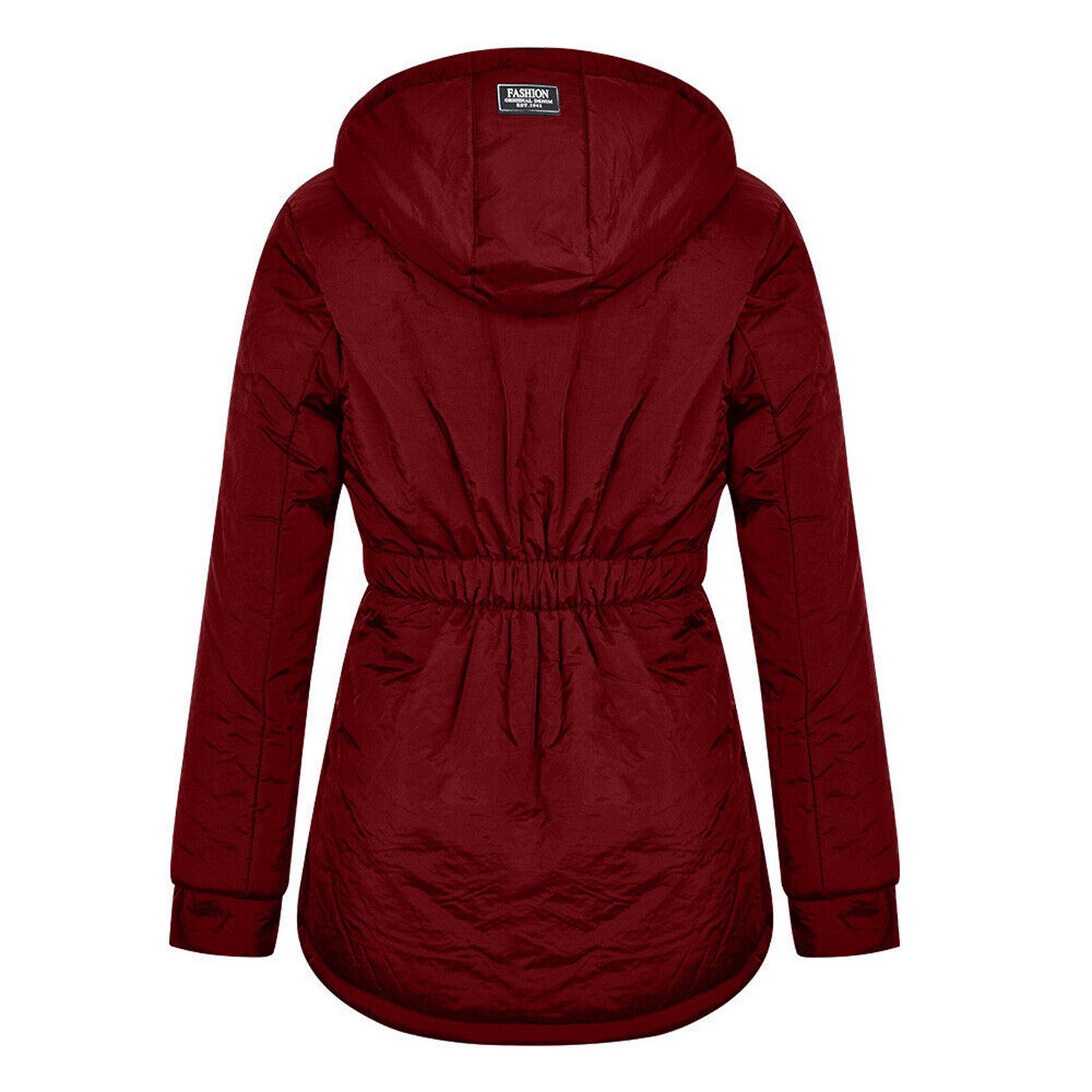 Women's - Parka Jacket - Sherpa-Lined, Hooded, Insulated Fleece - Winter Coat