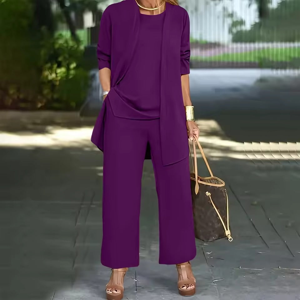 Women's - 3-Piece Sophisticated Set - Elegant Style - Perfect for Any Occasion - Versatile Fashion Essentials