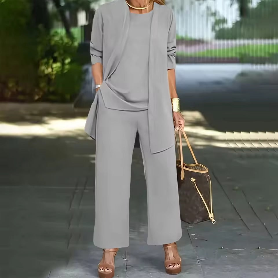 Women's - 3-Piece Sophisticated Set - Elegant Style - Perfect for Any Occasion - Versatile Fashion Essentials
