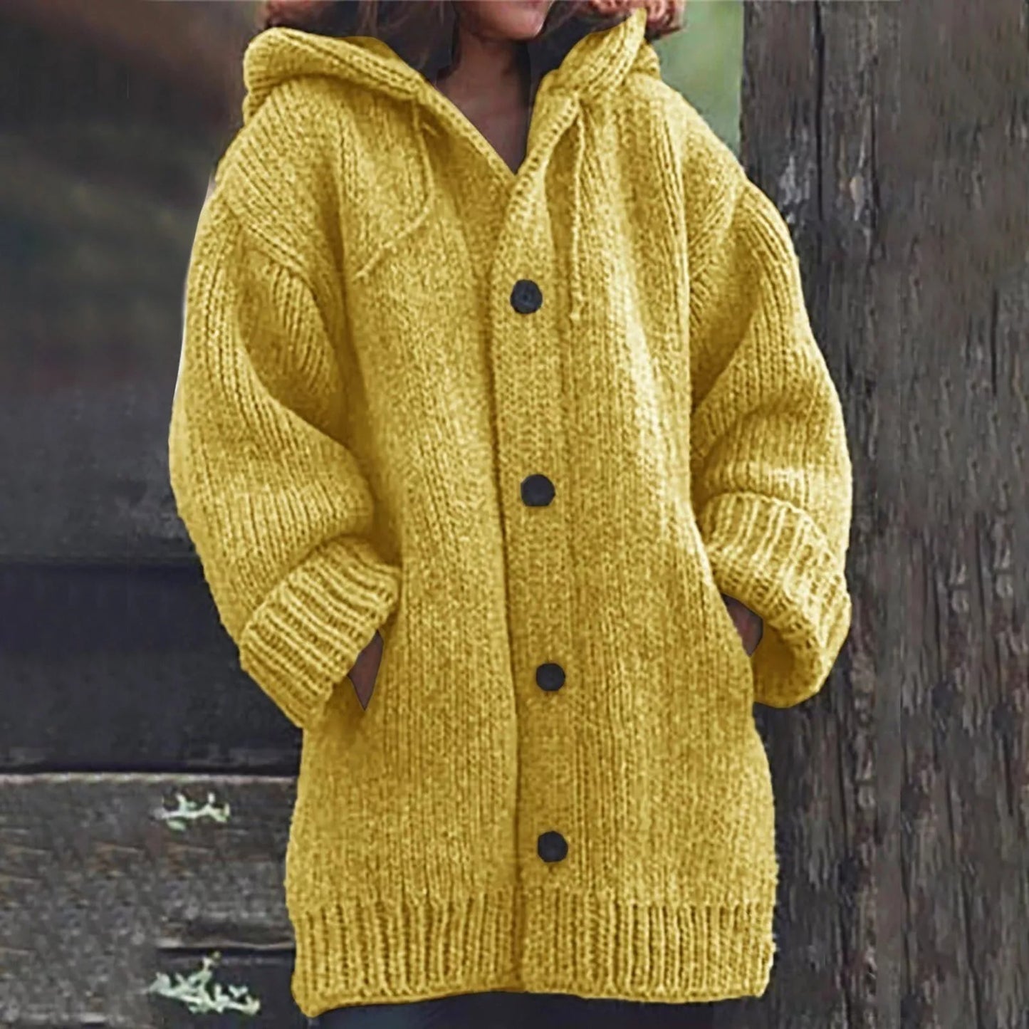 Women - Cardigan - Hooded - Warm Layering Fit