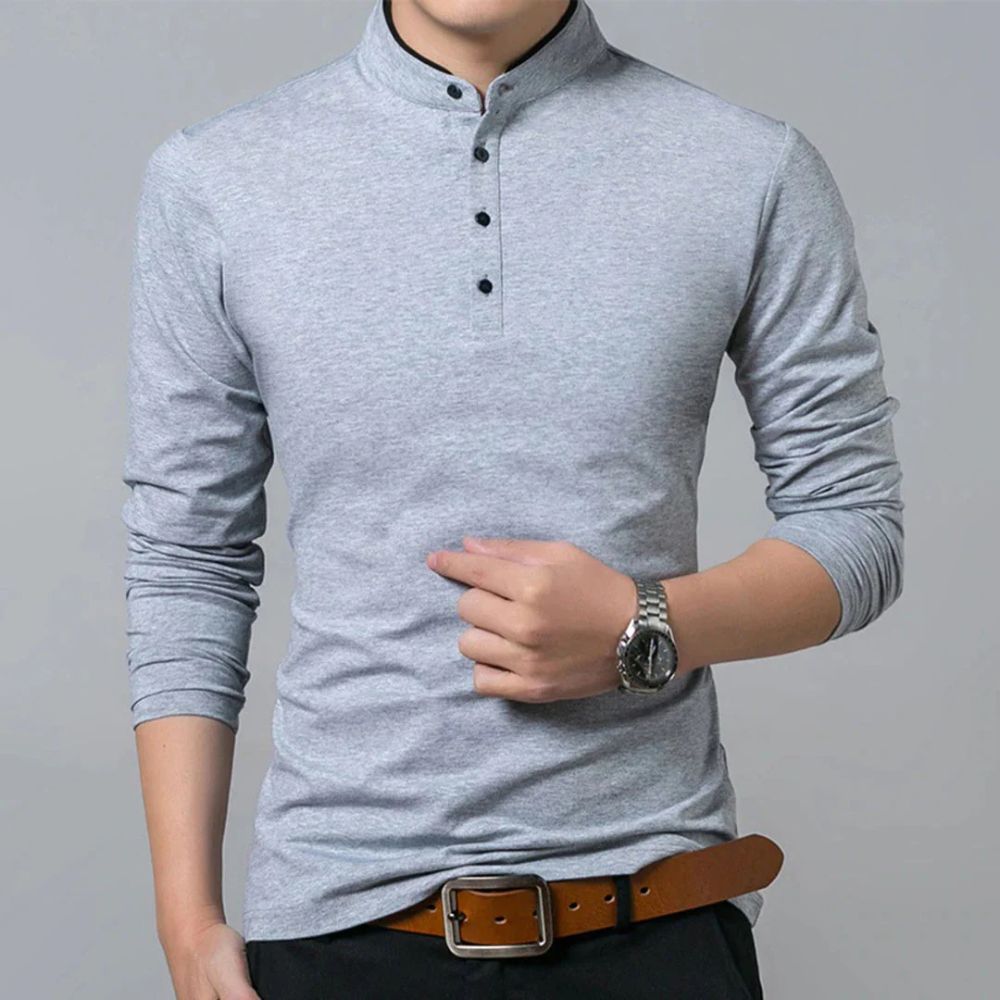 Men's - Colorful Long-Sleeve T-Shirt - Summer Style