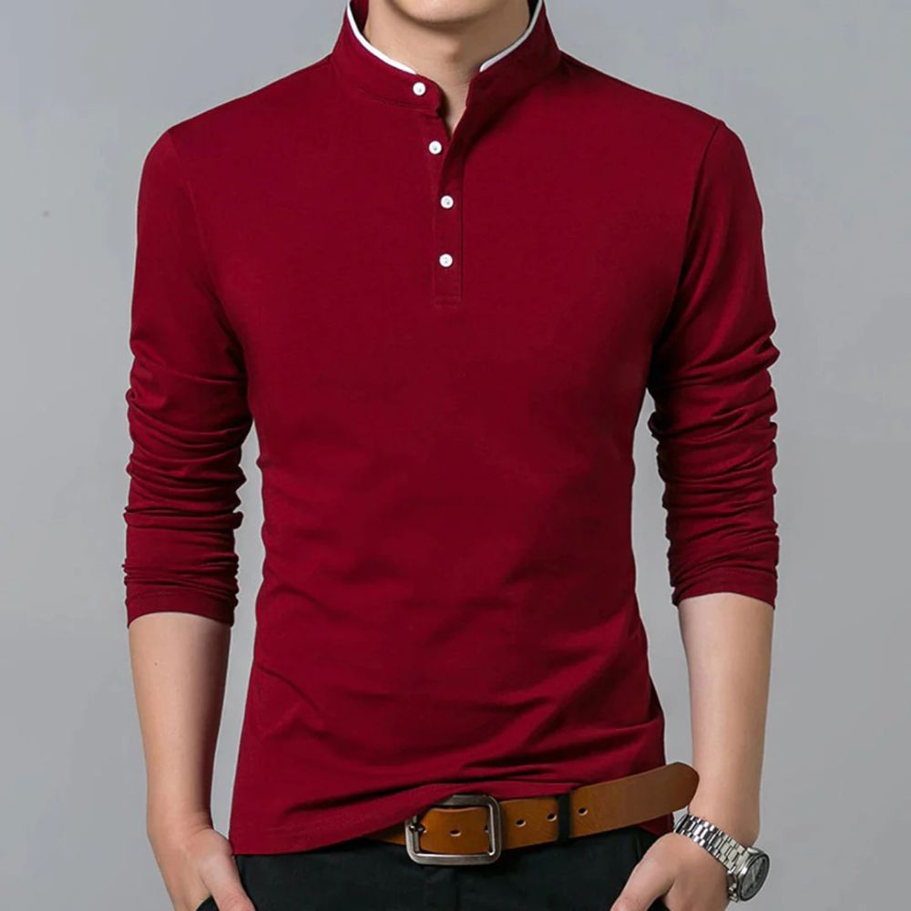 Men's - Colorful Long-Sleeve T-Shirt - Summer Style