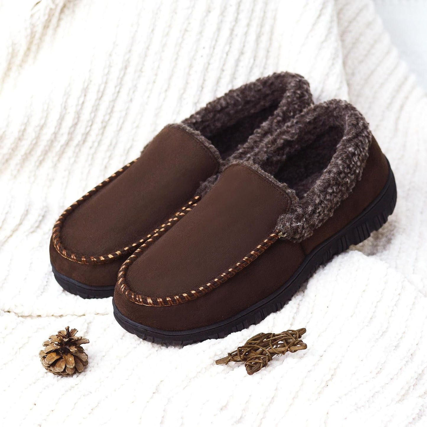 Men's - Stylish Loafers - Suede Leather