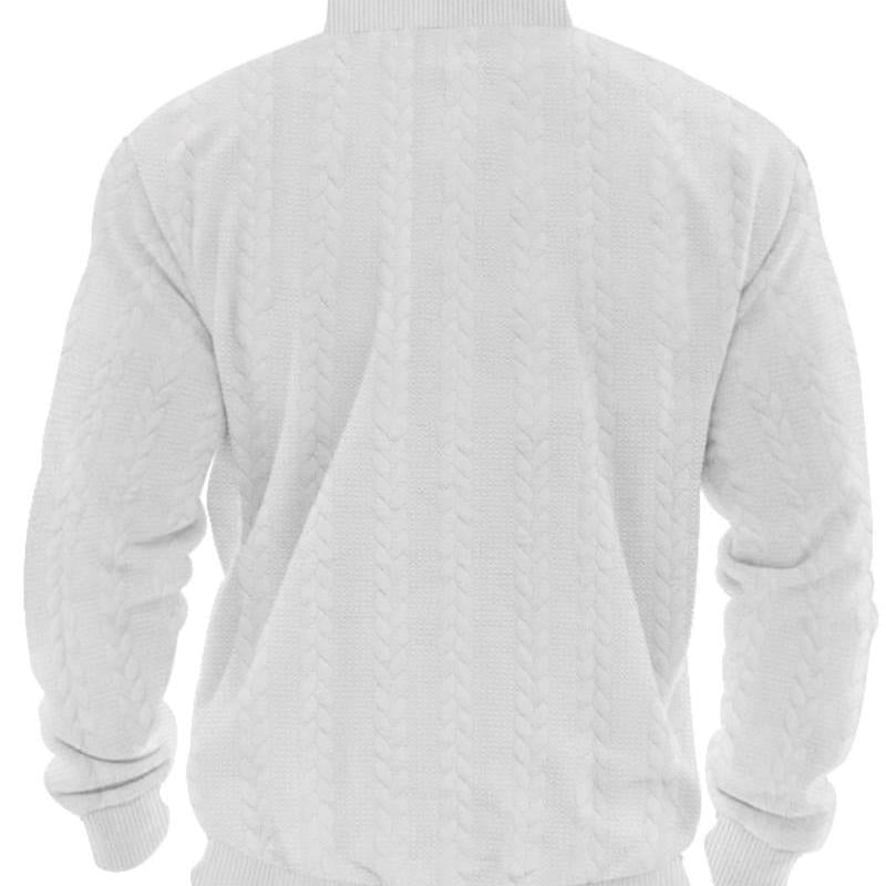 Men's - Half Zip Pullover - Soft Fabric, Stylish Design - Casual Comfort