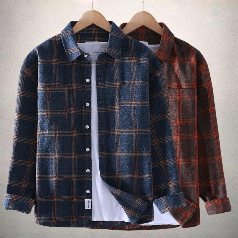 Men's - Casual Linen Shirt - Lightweight and Breathable