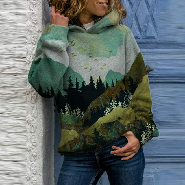 Women's - Casual Autumn Sweater - Cozy Fabric