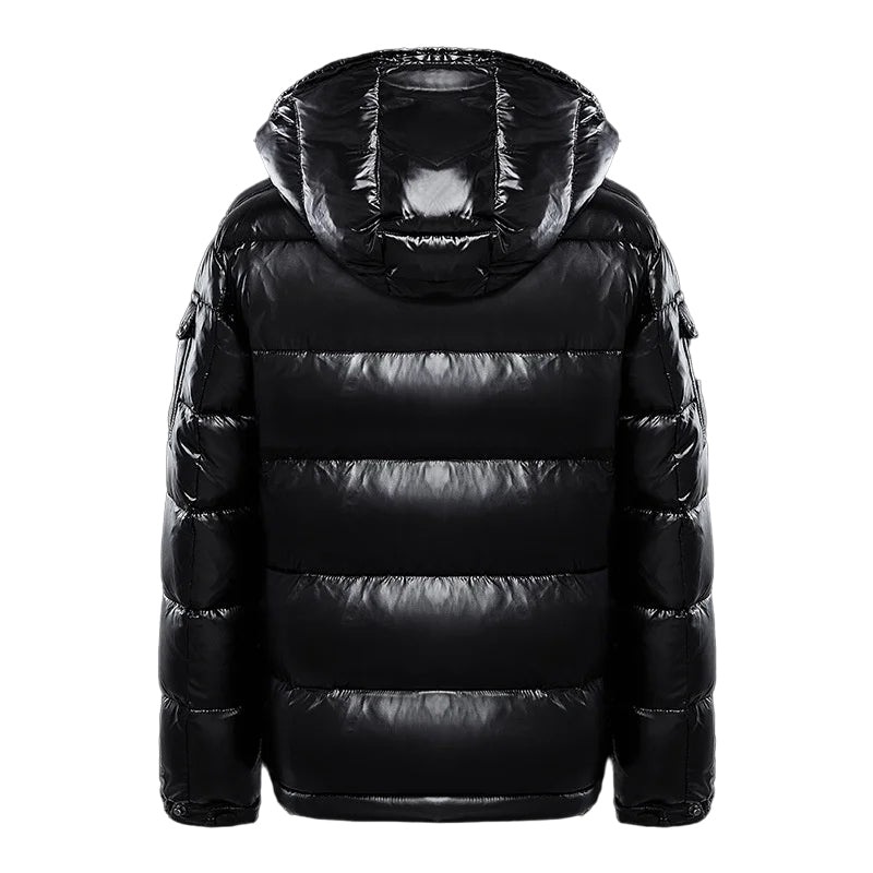 Men's - Puffer Jacket – Hooded, Warm Design – Winter Outerwear