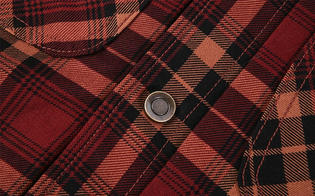 Men's - Lumberjack Hoodie - Cosy Flannel Material - Stylish Casual Wear