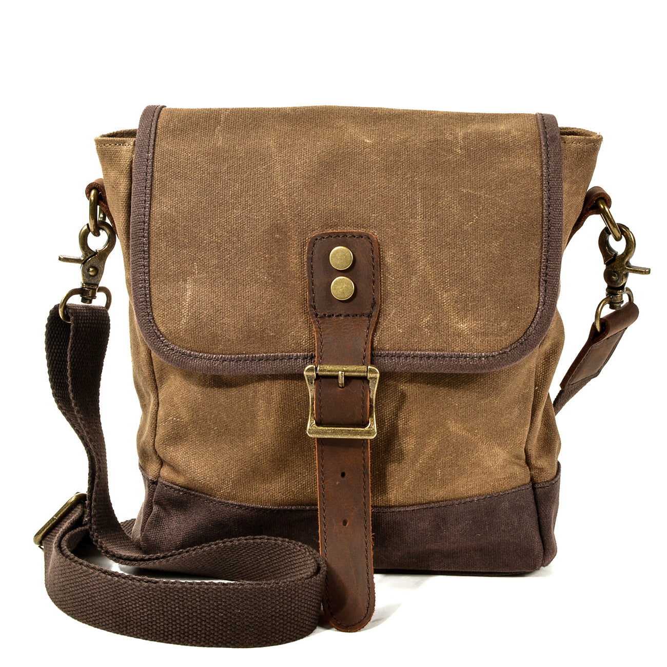 Unisex - Small Canvas Messenger Bag - Stylish & Versatile