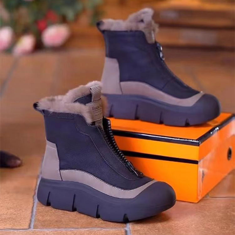 Women - Shoes - Snow Zip-Up - Winter Fit