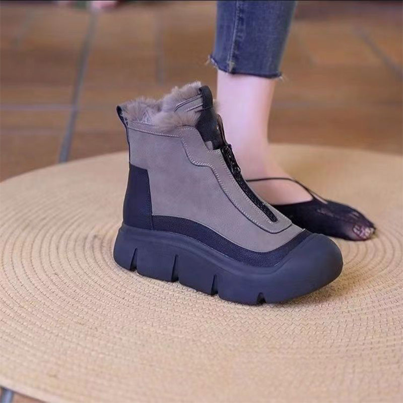 Women - Shoes - Snow Zip-Up - Winter Fit