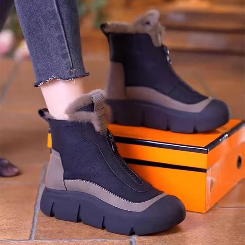 Women - Shoes - Snow Zip-Up - Winter Fit