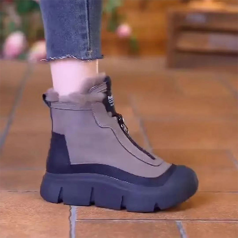 Women - Shoes - Snow Zip-Up - Winter Fit