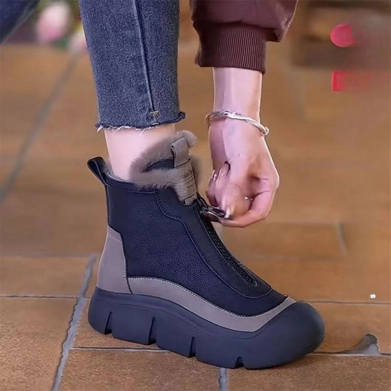 Women - Shoes - Snow Zip-Up - Winter Fit