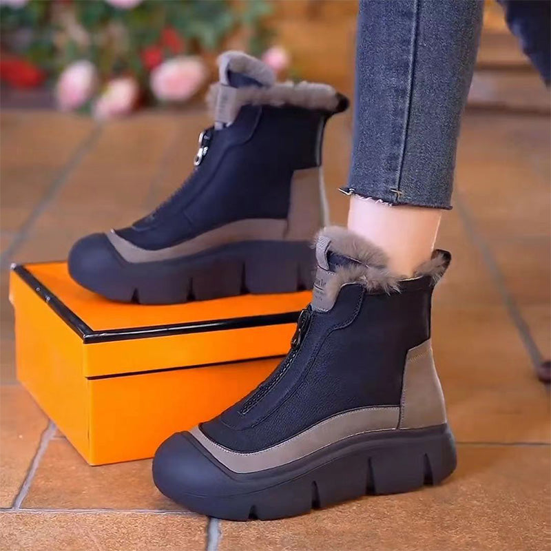 Women - Shoes - Snow Zip-Up - Winter Fit
