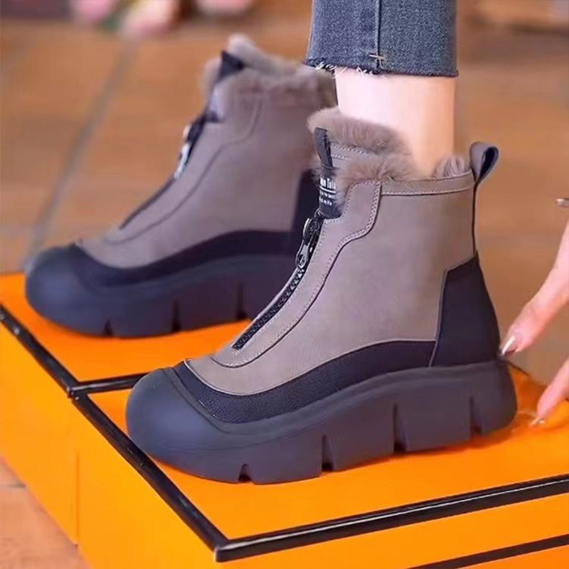 Women - Shoes - Snow Zip-Up - Winter Fit