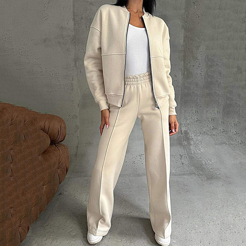 Women's – Two-Piece Set – Relaxed Fit, Casual Style – Comfortable Outfit