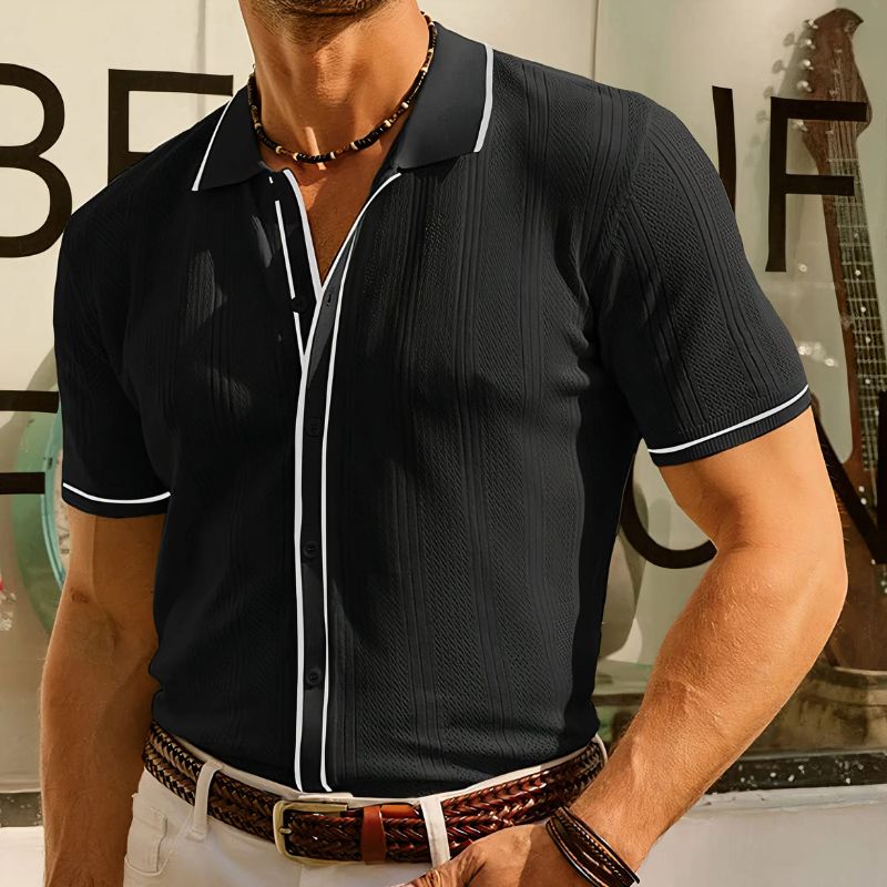 Men's - Ice Silk Summer Shirt - Stylish & Timeless